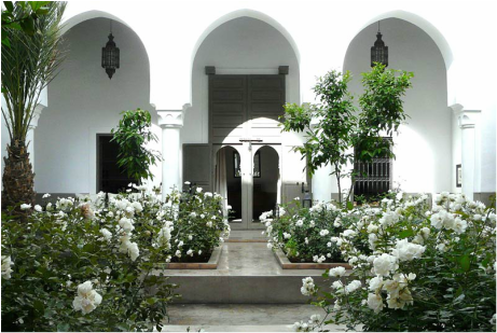 Let VoyJoie travel designers take you here: Private Riad in Marrakech Morroco